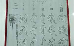 藏语八字真言怎么写