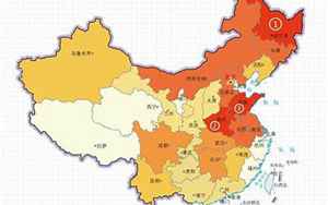 中国省份面积大小排名