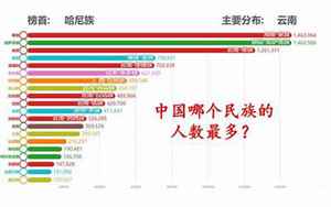 中国各民族人口排名(中国少数民族人口排名TOP10)