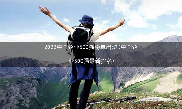2022中国企业500强榜单出炉(中国企业500强最新排名)